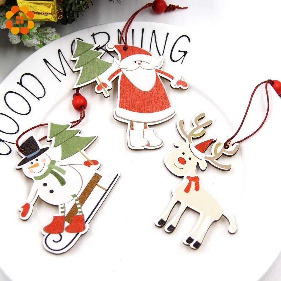 3PCS Creative Printed Christmas Wooden Pendants Ornaments Wood Crafts Kids Toys Christmas Decorations Christmas Tree Ornaments
3PCS Creative Printed Christmas Wooden Pendants Ornaments Wood Crafts Kids Toys Christmas Decorations Christmas Tree Ornaments