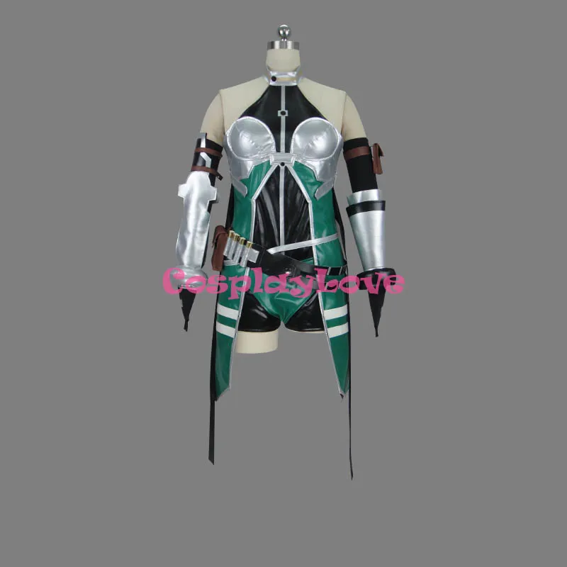 Sword Art Online Fatal Bullet Asada Shino Sinon Cosplay Costume (1)