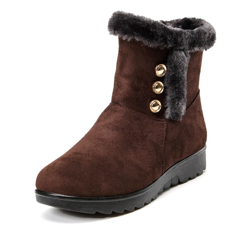 Winter Women Ankle Boots New Fashion Flock Wedge Platform Winter Warm Red Black Snow Boots Shoes Mother Female Plus Size 552
Winter Women Ankle Boots New Fashion Flock Wedge Platform Winter Warm Red Black Snow Boots Shoes Mother Female Plus Size 552