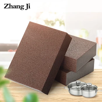 ZhangJi Strong Carborundum Brush Wipe Decontamination Rust Removal Pan Pot Knife Magic Sponge Cleaner Emery Sponge Kitchen Tool
ZhangJi Strong Carborundum Brush Wipe Decontamination Rust Removal Pan Pot Knife Magic Sponge Cleaner Emery Sponge Kitchen Tool