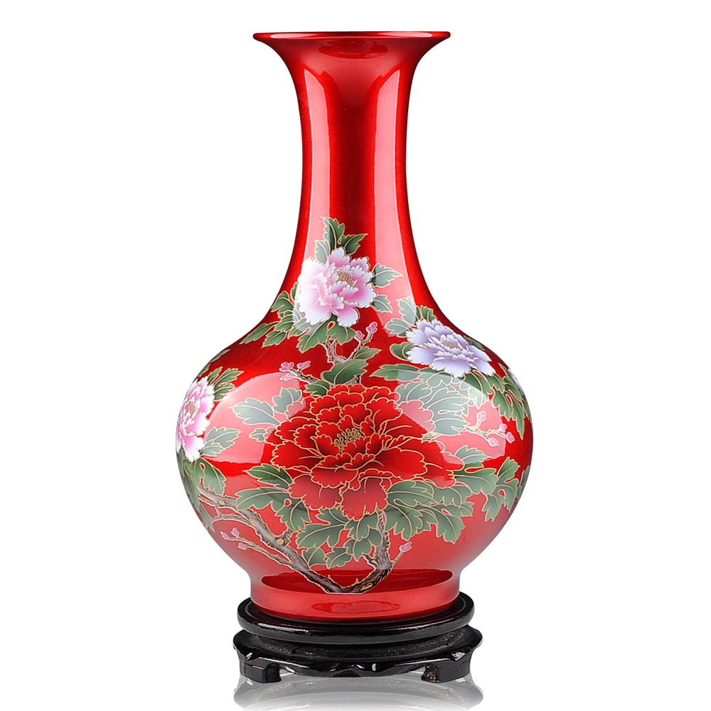 Jingdezhen ceramics crystal glaze blossoming Chinese modern living room decoration crafts Home Furnishing red vase
Jingdezhen ceramics crystal glaze blossoming Chinese modern living room decoration crafts Home Furnishing red vase