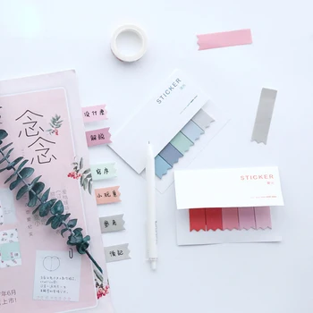 Kawaii Cute Solid Color Sticker Bookmark Stick Marker Memo Pad Flags Sticky Notes Stationery Office Supplies Papeleria sl1101
Kawaii Cute Solid Color Sticker Bookmark Stick Marker Memo Pad Flags Sticky Notes Stationery Office Supplies Papeleria sl1101