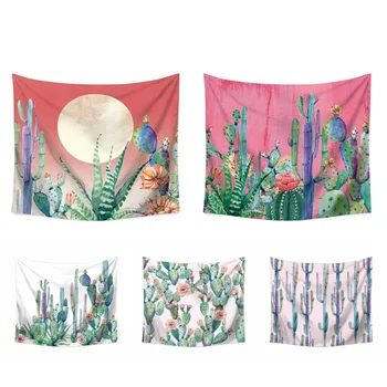 Romantic Wall Hanging Tapestries Beach Blanket Yoga Mat Cactus Moon Tapestry Printed Carpet for Home Living Room Wall Decoration
Romantic Wall Hanging Tapestries Beach Blanket Yoga Mat Cactus Moon Tapestry Printed Carpet for Home Living Room Wall Decoration