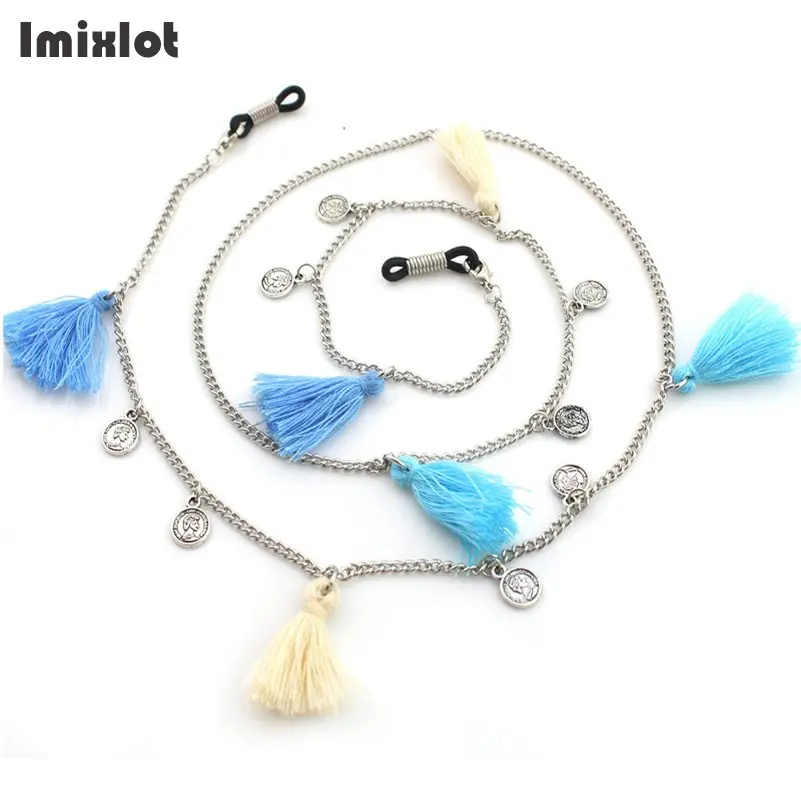 Imixlot Fashion Womens Tassel Eyeglass Chains Sunglasses Reading Coin Pendant Glasses Chain Eyewears Cord Holder Neck Strap Rope
Imixlot Fashion Womens Tassel Eyeglass Chains Sunglasses Reading Coin Pendant Glasses Chain Eyewears Cord Holder Neck Strap Rope
