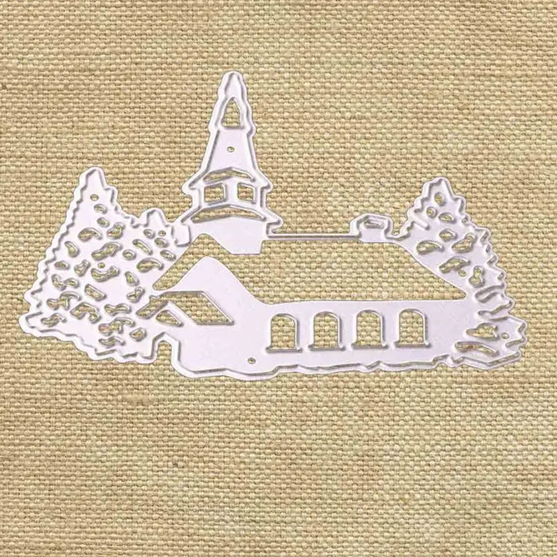 Christmas Church Scene Cutting Dies Metal House Stencils DIY Scrapbooking Album Decorative Embossing Folder Suit Paper Cards
Christmas Church Scene Cutting Dies Metal House Stencils DIY Scrapbooking Album Decorative Embossing Folder Suit Paper Cards