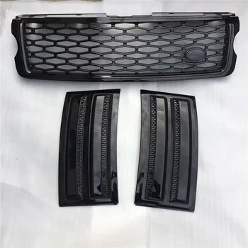 3 PCS/SET SVO Black Front Bumper Hood Center Grille With Air Vents Kit for Land Rover Range Rover Vogue 2014 2015 2016 2017
3 PCS/SET SVO Black Front Bumper Hood Center Grille With Air Vents Kit for Land Rover Range Rover Vogue 2014 2015 2016 2017