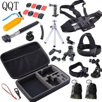 QQT for GoPro Accessories Head Chest Mount Strap tripod Go Pro Hero 6 Hero 5 4 3+ 3 2 Camera Accessorie Set Kit
QQT for GoPro Accessories Head Chest Mount Strap tripod Go Pro Hero 6 Hero 5 4 3+ 3 2 Camera Accessorie Set Kit
