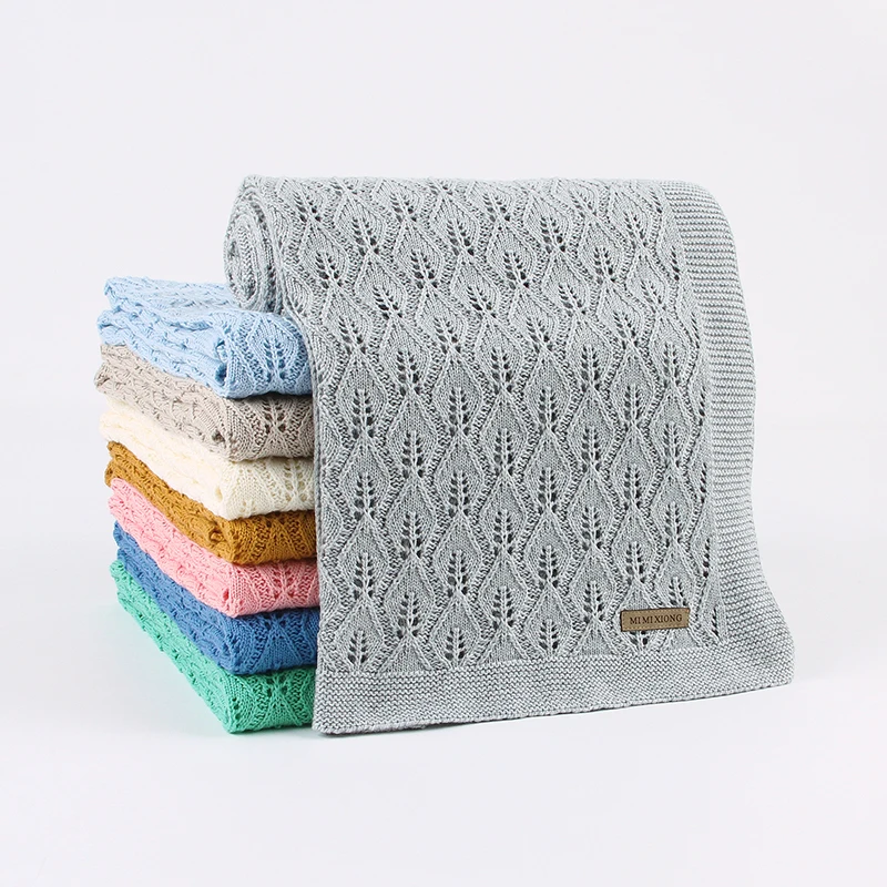 Knitting Toddler Blanket Newborn Swaddle Wrap Throw Blanket Super Soft Warm Multi Color Hollow Baby Sleeping Blanket
Knitting Toddler Blanket Newborn Swaddle Wrap Throw Blanket Super Soft Warm Multi Color Hollow Baby Sleeping Blanket