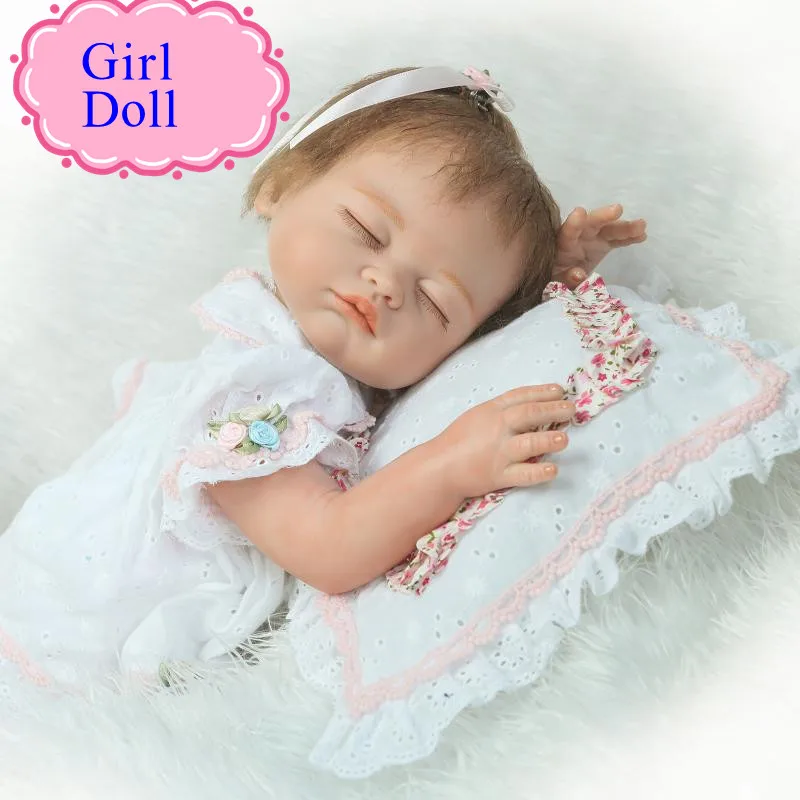 High Quality NPK Bonecas Bebe Reborn 50cm Sleeping Realistic Full Silicone Reborn Baby Doll Bath Toys For Kid As Girl Brinquedos
High Quality NPK Bonecas Bebe Reborn 50cm Sleeping Realistic Full Silicone Reborn Baby Doll Bath Toys For Kid As Girl Brinquedos