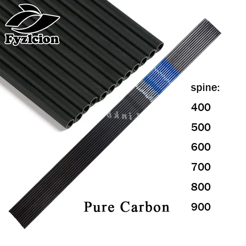 Hunting Shooting Archery Bolts 6/12PCS Pure Carbon Arrows Shaft Spine600-900 ID4.2mm Bow Recurve for Bow
Hunting Shooting Archery Bolts 6/12PCS Pure Carbon Arrows Shaft Spine600-900 ID4.2mm Bow Recurve for Bow