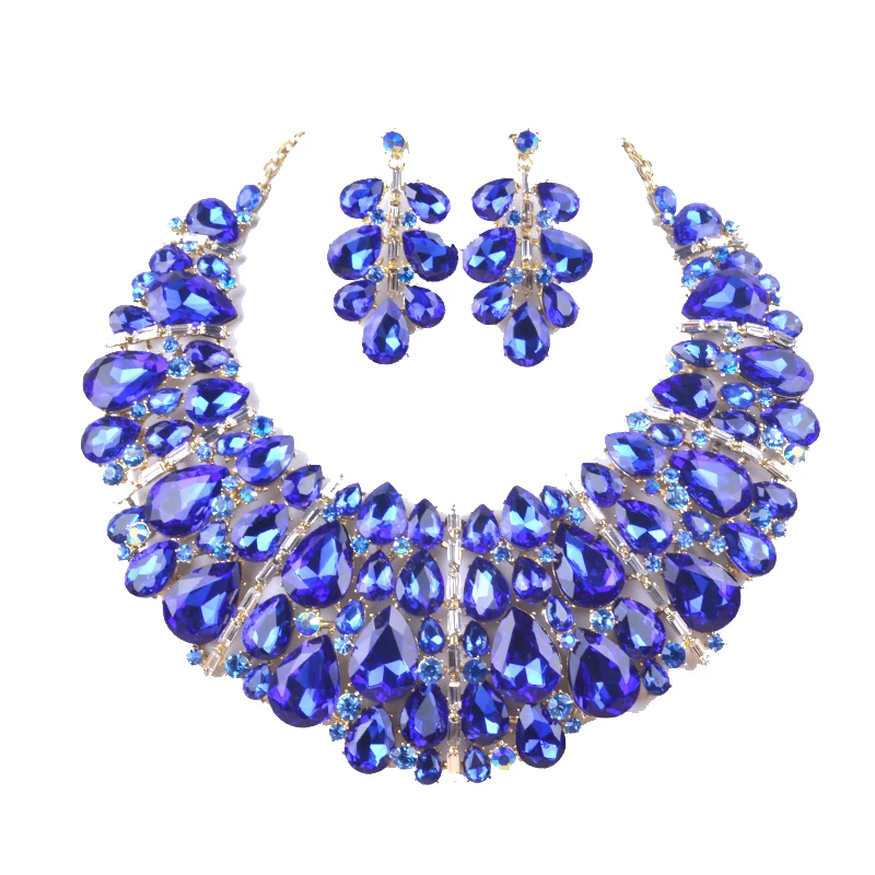 9 color Bridal wedding statement Jewelry sets rhinestone crystal women party necklace and earrings set fashion pagean jewelry
9 color Bridal wedding statement Jewelry sets rhinestone crystal women party necklace and earrings set fashion pagean jewelry