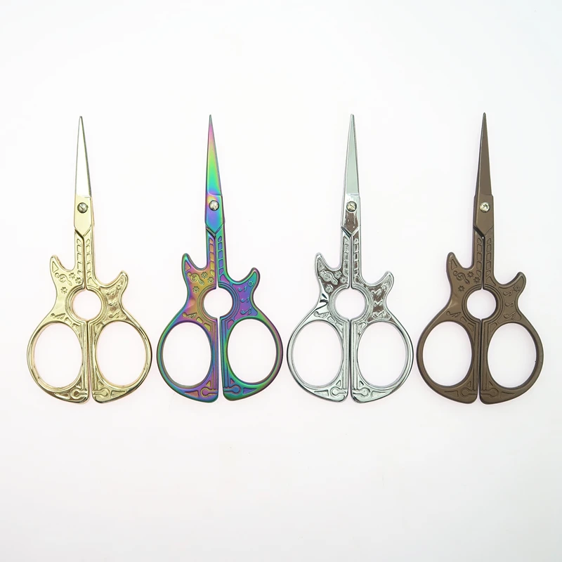 1pcs Guitar Shape Scissors Sewing Scissors for Needlework Fabric Cutting Stainless Steel Dressmaker Shears Scissors
1pcs Guitar Shape Scissors Sewing Scissors for Needlework Fabric Cutting Stainless Steel Dressmaker Shears Scissors