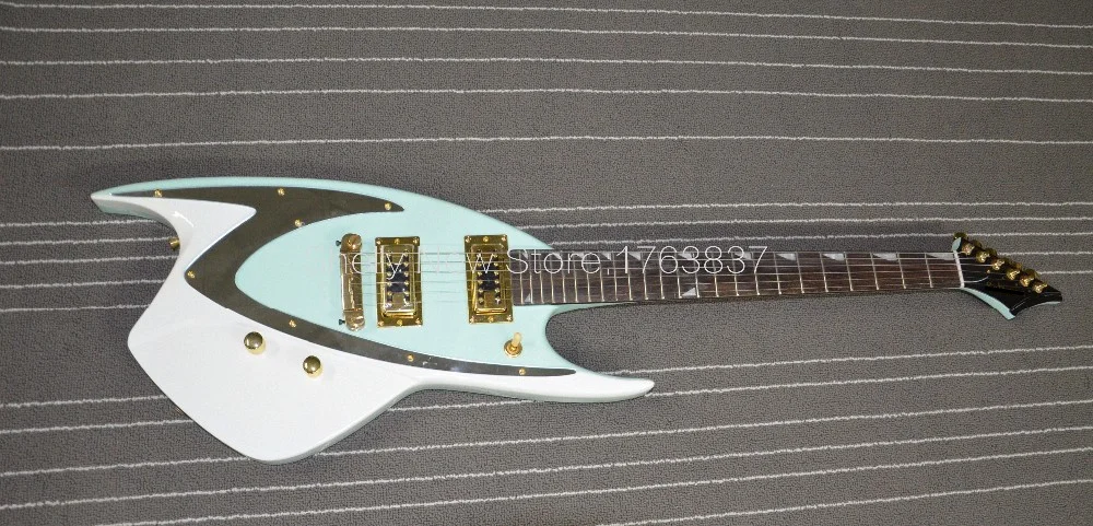 Новый магазин Shelly Заводская гитара на заказ shark fish с золотым звукоснимателем