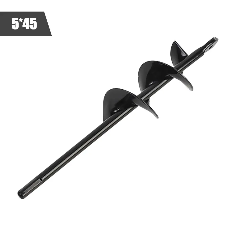 Planting Auger Ground Drill Bit Electric Drill Ground Bit Steel Gardening Auger Bit For Planting Seedlings Irrigating Planting