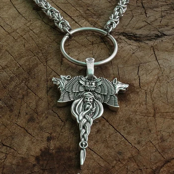 Kolovrat pendant -Slavic symbol viking Workshop of amulets "VELES" necklace bear and wolf pendant with stainless steel chain
Kolovrat pendant -Slavic symbol viking Workshop of amulets "VELES" necklace bear and wolf pendant with stainless steel chain