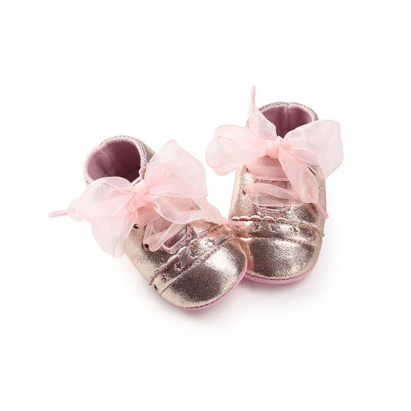 WONBO 2018 New Baby Girls First Walkers Cute Lace Riband Princess Shoes Hot Bling Pink Gold Silver Black Color
WONBO 2018 New Baby Girls First Walkers Cute Lace Riband Princess Shoes Hot Bling Pink Gold Silver Black Color