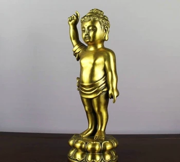 10 inch China brass copper Sakyamuni Tathagata Station Boy Buddha bathing Statue
10 inch China brass copper Sakyamuni Tathagata Station Boy Buddha bathing Statue