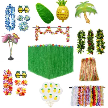 Tropical Party Hawaii Holiday Luau Flower Wreath Hula Garland Beach Dancing BBQ Straw Balloon Table Cloth Cover Decoration
Tropical Party Hawaii Holiday Luau Flower Wreath Hula Garland Beach Dancing BBQ Straw Balloon Table Cloth Cover Decoration