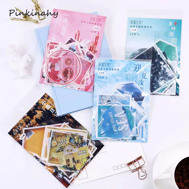 40 pcs/pack Green Yellow Pink BlueTravel Life Decorative Washi Stickers Scrapbooking Stick Label Diary Stationery Album Stickers
40 pcs/pack Green Yellow Pink BlueTravel Life Decorative Washi Stickers Scrapbooking Stick Label Diary Stationery Album Stickers