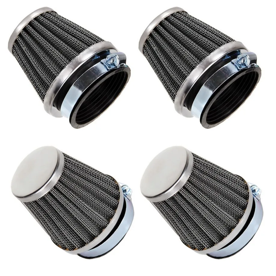 4PCS Universal Motorcycle Motorbike Replacement Clamp-on Air Filter Cleaner 39mm 42mm 48mm 50mm 52mm 54mm 60mm
4PCS Universal Motorcycle Motorbike Replacement Clamp-on Air Filter Cleaner 39mm 42mm 48mm 50mm 52mm 54mm 60mm