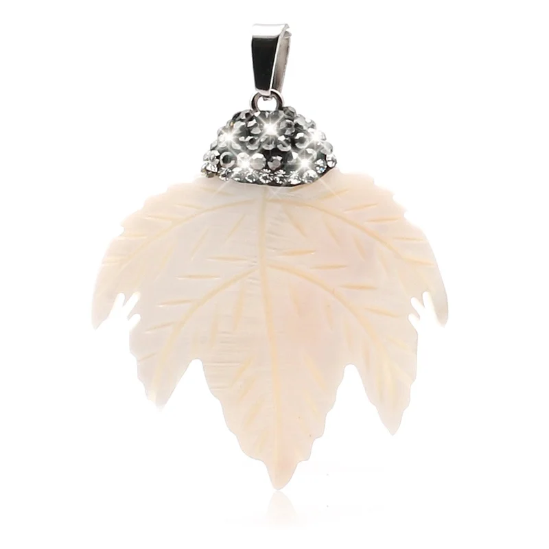 Aiovlo 52mm Bohemian Black Rhinestone Crystal Natural Shell Carving Leaf Pendant Charms for DIY Necklace Gift Accessories
Aiovlo 52mm Bohemian Black Rhinestone Crystal Natural Shell Carving Leaf Pendant Charms for DIY Necklace Gift Accessories