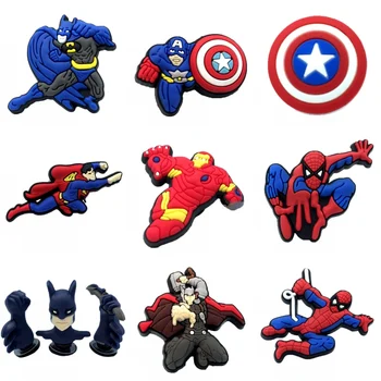 1Pcs Avengers PVC Genuine Shoe Charms Shoe Accessories Decoration,Shoe Buckles Fit Bracelets With Holes Gift,Children Party Gift
1Pcs Avengers PVC Genuine Shoe Charms Shoe Accessories Decoration,Shoe Buckles Fit Bracelets With Holes Gift,Children Party Gift