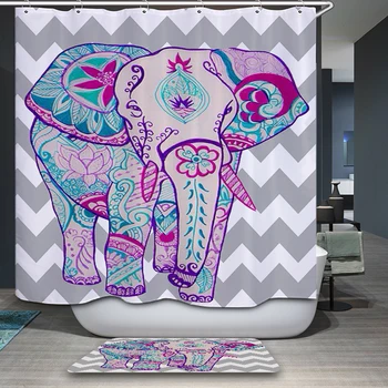 Waterproof & Mildewproof Polyester Shower Curtain Nautical Anchor Colorful elephant House Bathroom Decor With
Waterproof & Mildewproof Polyester Shower Curtain Nautical Anchor Colorful elephant House Bathroom Decor With
