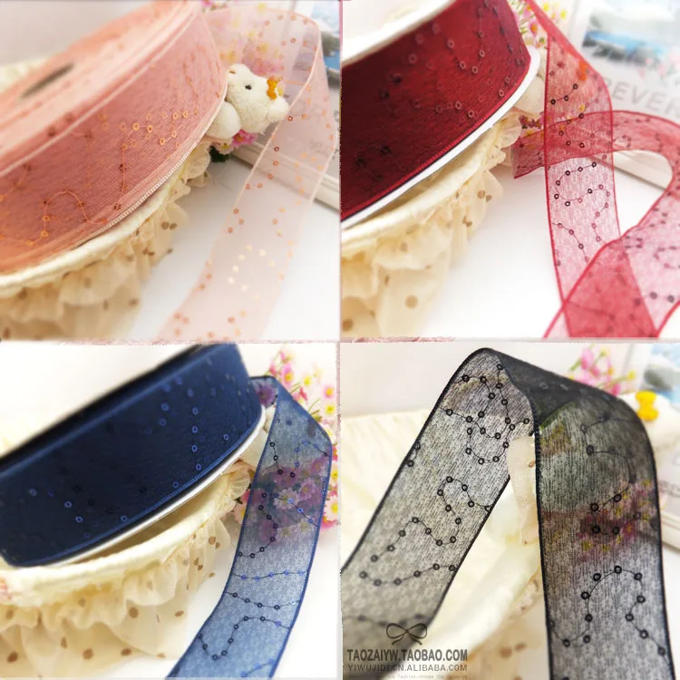 Free shipping 4 cm South Korea imported Sequins lace light snow yarn with ribbons of hairpin DIY accessories 10yards
Free shipping 4 cm South Korea imported Sequins lace light snow yarn with ribbons of hairpin DIY accessories 10yards