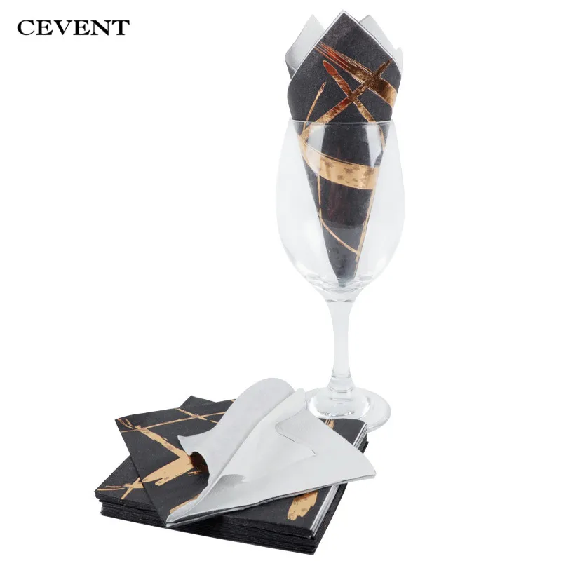 CEVENT 20pcs/set Disposable Paper Napkin Tissue Paper 100% Virgin Wood Tissue for Wedding Party Decoration
CEVENT 20pcs/set Disposable Paper Napkin Tissue Paper 100% Virgin Wood Tissue for Wedding Party Decoration