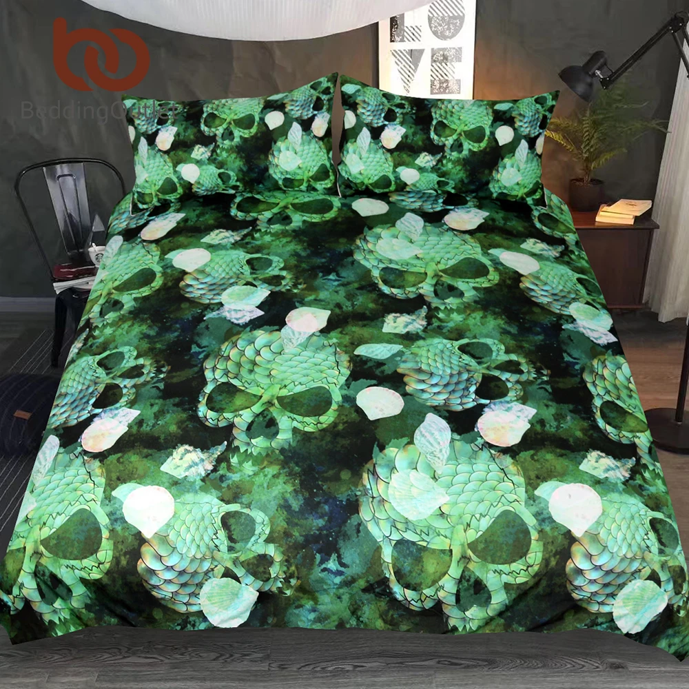 BeddingOutlet Комплект постельного белья с черепом морские ракушки пододеяльник зеленый сквама 3 шт. полиэстер постельное белье модный готический Комплект постельного белья для мальчиков
BeddingOutlet Комплект постельного белья с черепом морские ракушки пододеяльник зеленый сквама 3 шт. полиэстер постельное белье модный готический Комплект постельного белья для мальчиков
