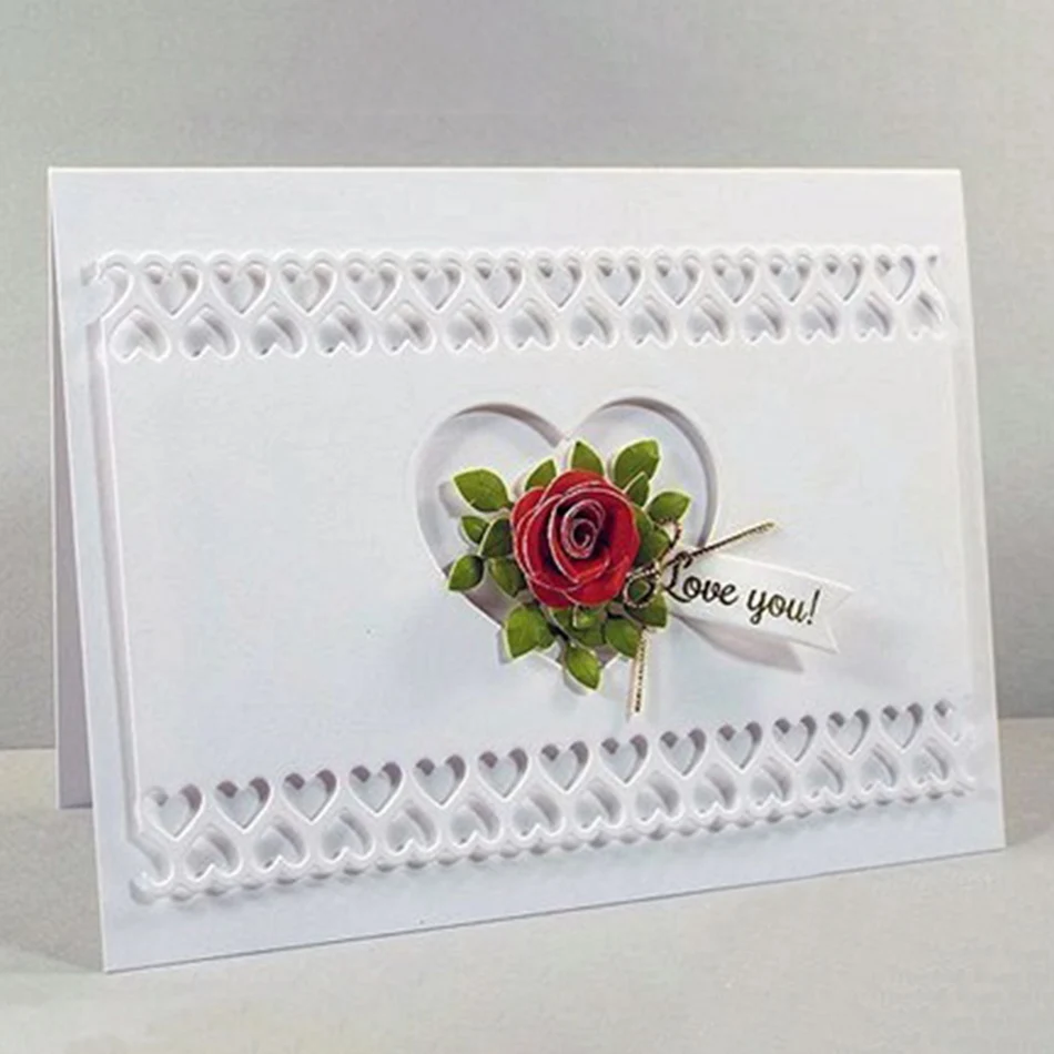 Naifumodo Heart-Shaped Border Metal Cutting Dies Scrapbooking Lace Hollow for Card Making Album Craft Embossing New Arrival 2019
Naifumodo Heart-Shaped Border Metal Cutting Dies Scrapbooking Lace Hollow for Card Making Album Craft Embossing New Arrival 2019