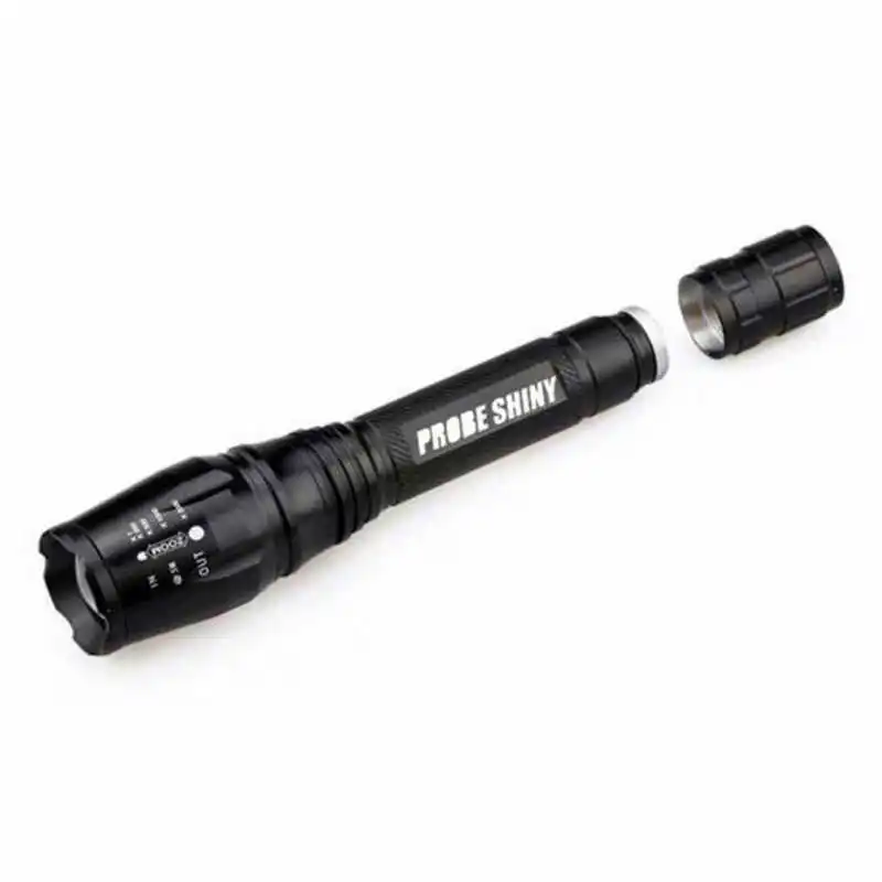 Super Bright XM-L T6 LED Adjustable Focus powerful led flashlight Rechargeable Flashlight Torch nitecore 18650 #4S7 (3)