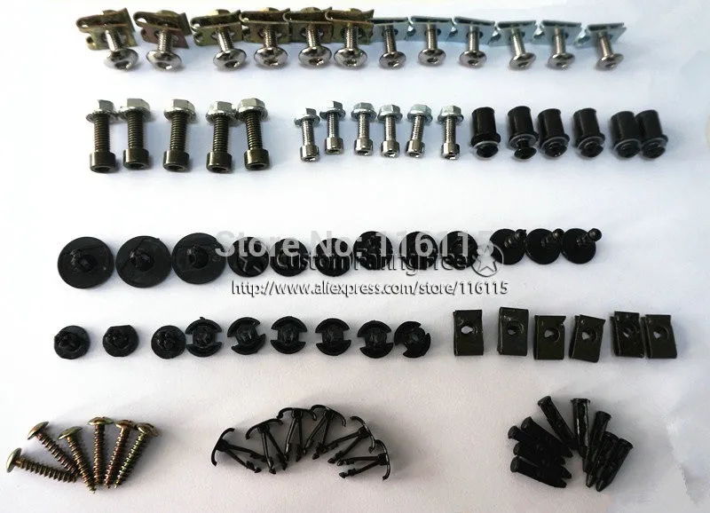 New Motorcycle Fairings screw bolt kit for CBR 900RR CBR919 CBR954 CBR929 black fairing dag screws,coupling bolt set
New Motorcycle Fairings screw bolt kit for CBR 900RR CBR919 CBR954 CBR929 black fairing dag screws,coupling bolt set
