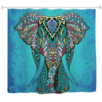 Elephant Shower Curtain by Goodbath Waterproof and Mildew Resistant Fabric Bath Curtains Blue
Elephant Shower Curtain by Goodbath Waterproof and Mildew Resistant Fabric Bath Curtains Blue