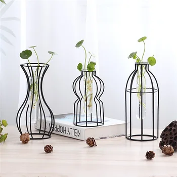 Nordic Geometric Glass Iron Flower Vase Ornaments Green Hydroponic Plant Holder Dried Flower Vase Creative Home Decoration Gifts
Nordic Geometric Glass Iron Flower Vase Ornaments Green Hydroponic Plant Holder Dried Flower Vase Creative Home Decoration Gifts