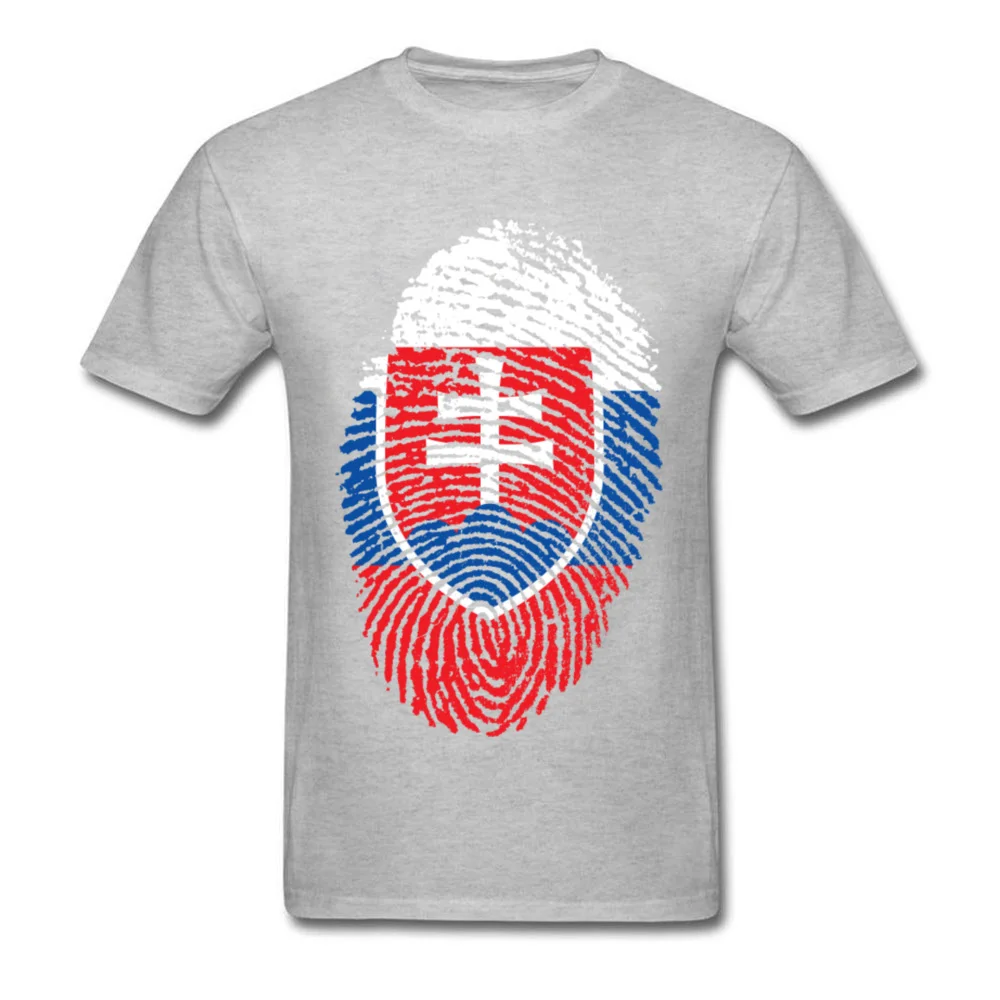 Slovakia Flag Fingerprint_grey