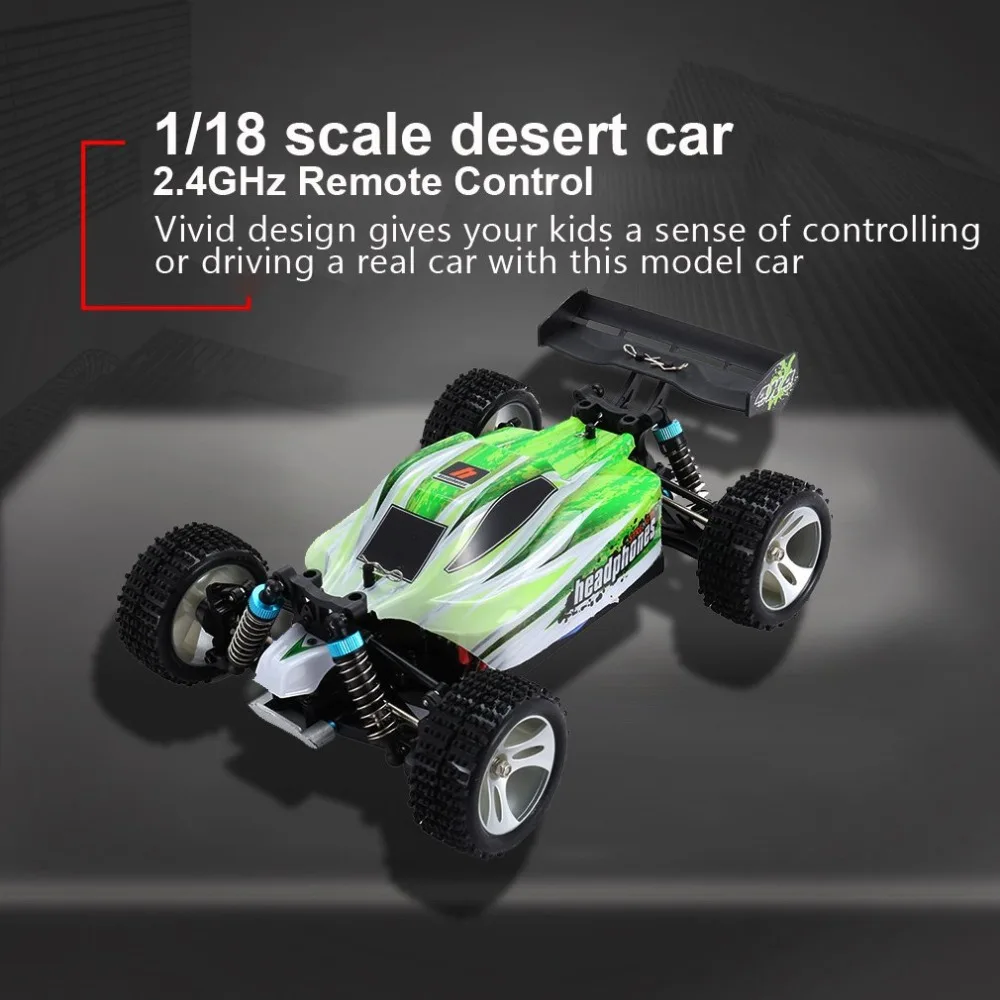 WLtoys RC Car A959-B 2.4G 4wd 1/18 Scale RTR Off-road Buggy Vehicle 70km/h Full Proportional Remote Control High Speed Electric
WLtoys RC Car A959-B 2.4G 4wd 1/18 Scale RTR Off-road Buggy Vehicle 70km/h Full Proportional Remote Control High Speed Electric