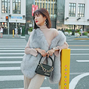 2019 autumn and winter new chic Korean imitation fur vest long sleeveless vest Faux Fur coat
2019 autumn and winter new chic Korean imitation fur vest long sleeveless vest Faux Fur coat