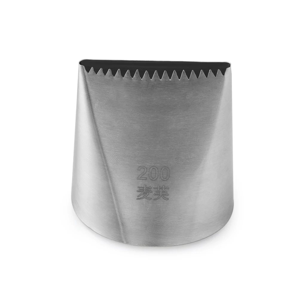 1PC Hot Practical Extra Large Stainless Steel Sawtooth Cake Icing Piping Nozzles Cream Pastry Tip Kitchen Baking Tool
1PC Hot Practical Extra Large Stainless Steel Sawtooth Cake Icing Piping Nozzles Cream Pastry Tip Kitchen Baking Tool