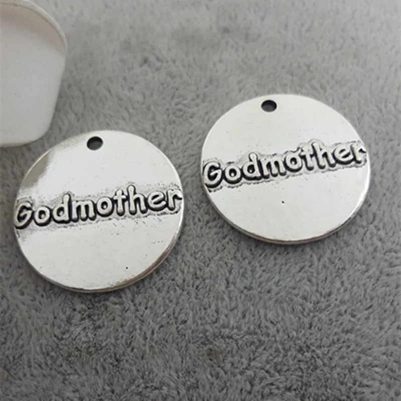 2017 most popular High Quality 20 Pieces/Lot Diameter 25mm antique Silver Plated embossed godmother wishes Charms Pendants
2017 most popular High Quality 20 Pieces/Lot Diameter 25mm antique Silver Plated embossed godmother wishes Charms Pendants