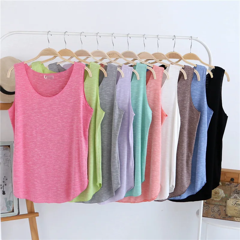 Slub Cotton Wide Shoulder Cotton Vest with Loose Bottom Round Collar Sleeveless Pure Color Tank Top Knitted Casual
Slub Cotton Wide Shoulder Cotton Vest with Loose Bottom Round Collar Sleeveless Pure Color Tank Top Knitted Casual