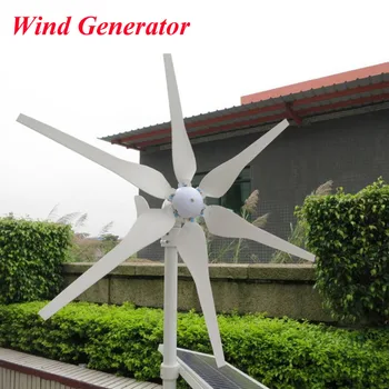 300W Wind Generator, 6 Blades Wind Turbine Generator Three-Phase Permanent Magnetism Generator 12V 24V
300W Wind Generator, 6 Blades Wind Turbine Generator Three-Phase Permanent Magnetism Generator 12V 24V
