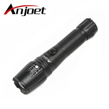 Anjoet 8000 Lumens Flashlight 3-Mode CREE XM-L T6 LED Flashlight bike Bicycle Torch Clip by 1*18650 Battery or 3*AAA Battery
Anjoet 8000 Lumens Flashlight 3-Mode CREE XM-L T6 LED Flashlight bike Bicycle Torch Clip by 1*18650 Battery or 3*AAA Battery