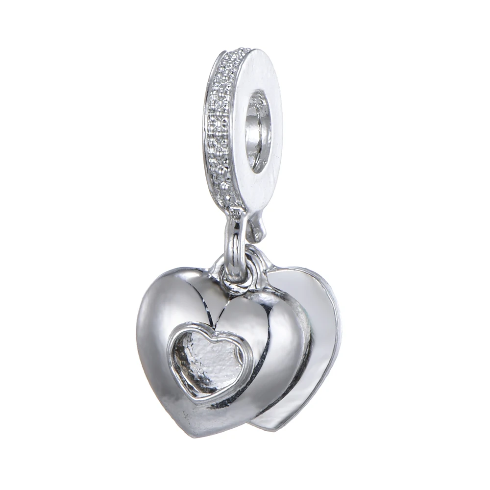HOMOD Summer Double Heart Pendant Charm Fit Original Brand Bracelet Bangle DIY Jewelry
HOMOD Summer Double Heart Pendant Charm Fit Original Brand Bracelet Bangle DIY Jewelry