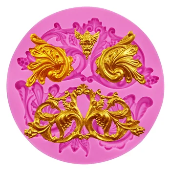 Food grade 3D fondant cake silicone mold laciness shaped for polymer clay chocolate pastry candy making decoration tools 1227
Food grade 3D fondant cake silicone mold laciness shaped for polymer clay chocolate pastry candy making decoration tools 1227