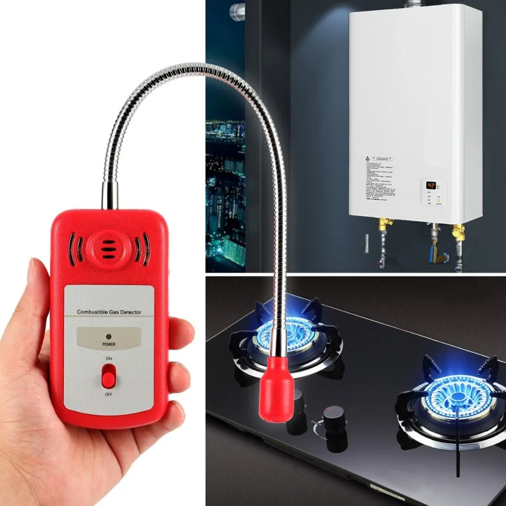 Combustible Gas Detector Sniffer Propane Leak Sensor Methane Alarm with Sound Light Portable Gas Leak Location Determine Tester
Combustible Gas Detector Sniffer Propane Leak Sensor Methane Alarm with Sound Light Portable Gas Leak Location Determine Tester