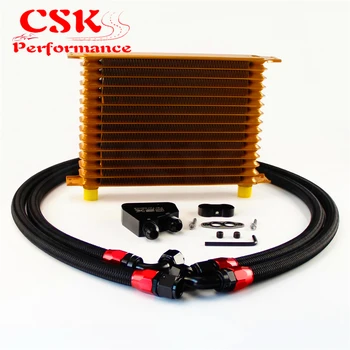 15 Row 262mm AN10 Trust Oil Cooler Kit+Male Sandwich Plate Adapter Fits For LS1 LS2 LS3 VT VX VY VZ VE 5.7L Black/Blue/Gold
15 Row 262mm AN10 Trust Oil Cooler Kit+Male Sandwich Plate Adapter Fits For LS1 LS2 LS3 VT VX VY VZ VE 5.7L Black/Blue/Gold