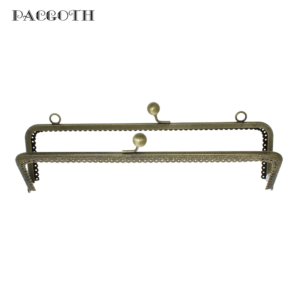 PACGOTH Iron Alloy Kiss Clasp Lock Purse Frame Rectangle Antique Bronze Ball 25.6x9.6cm, Open Size: 25.6x18.2cm, 1 PC
PACGOTH Iron Alloy Kiss Clasp Lock Purse Frame Rectangle Antique Bronze Ball 25.6x9.6cm, Open Size: 25.6x18.2cm, 1 PC