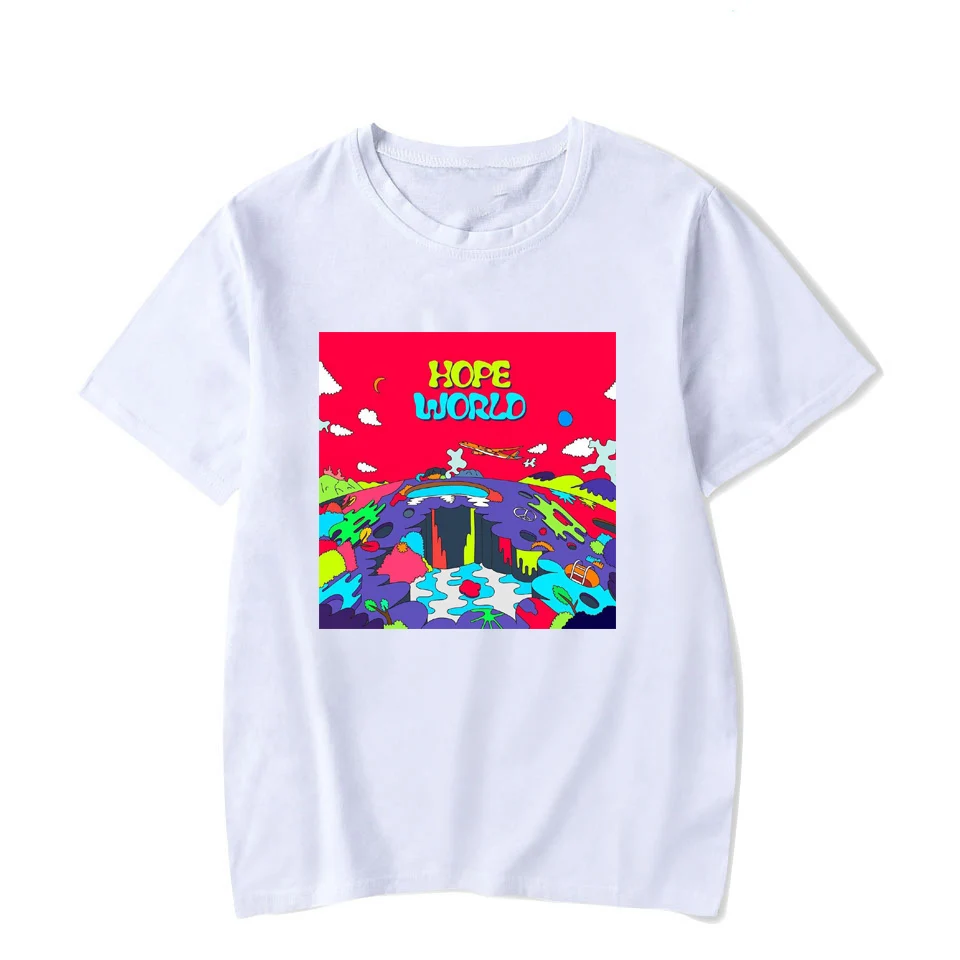 vogue t shirt women streetwear style Hope World cartoon print Casual cotton tshirt Hipster Short Sleeve top femme korean clothes
vogue t shirt women streetwear style Hope World cartoon print Casual cotton tshirt Hipster Short Sleeve top femme korean clothes
