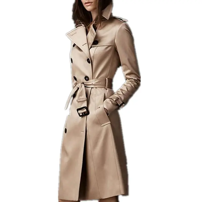 Elegant Vintage Long Trench Coat Women Autumn Casual Office England Ladies Slim Thin Overcoat Pocket 2019 Fall Female Outerwear
Elegant Vintage Long Trench Coat Women Autumn Casual Office England Ladies Slim Thin Overcoat Pocket 2019 Fall Female Outerwear
